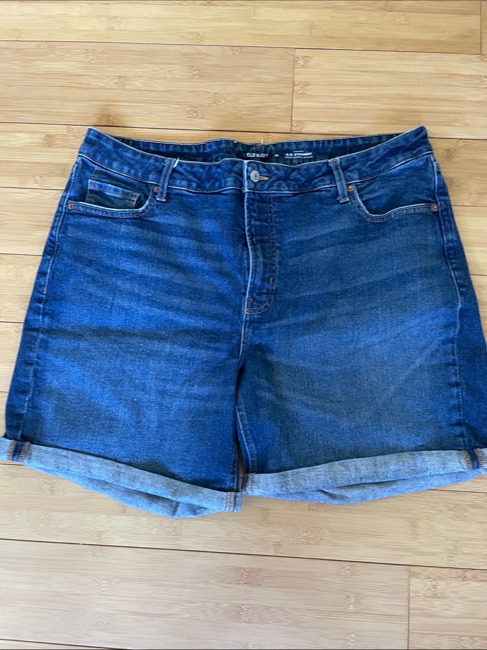 Old Navy OG Straight High Rise Jean Shorts sz 20
